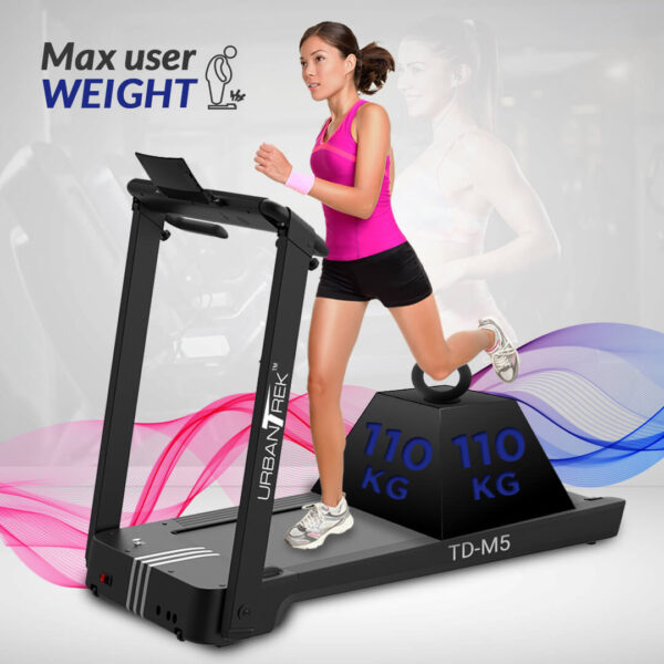 Powermax UrbanTrek™ TD-M5 Installation Free Treadmill with AI Intelligent gasbag shock absorption