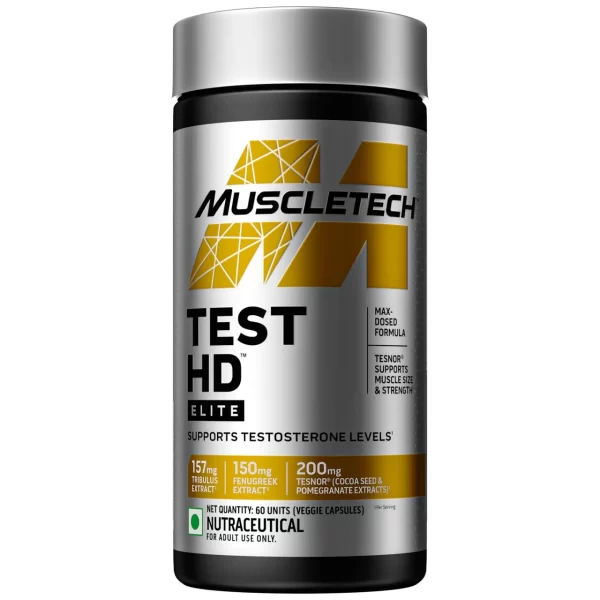 Muscletech Test HD Elite Test Booster for Men  is formulated with a never-before-seen combination of scientifically  validated ingredients  and requires no cycling.