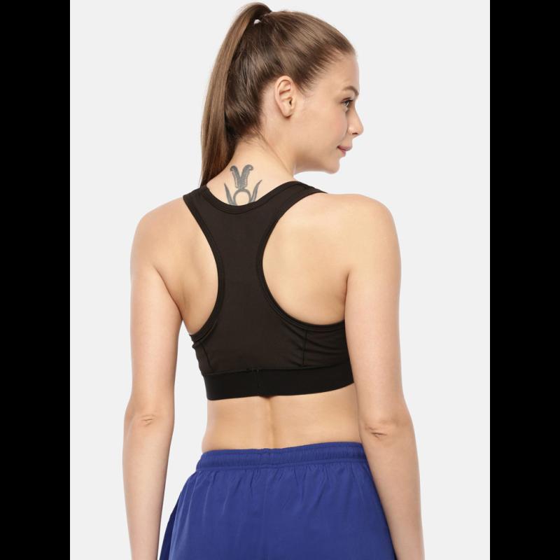 FINO SPORTS BRA RACER BACK 401 Elastane provides necessary stretch while exercising Racerback for medium to high impact fit