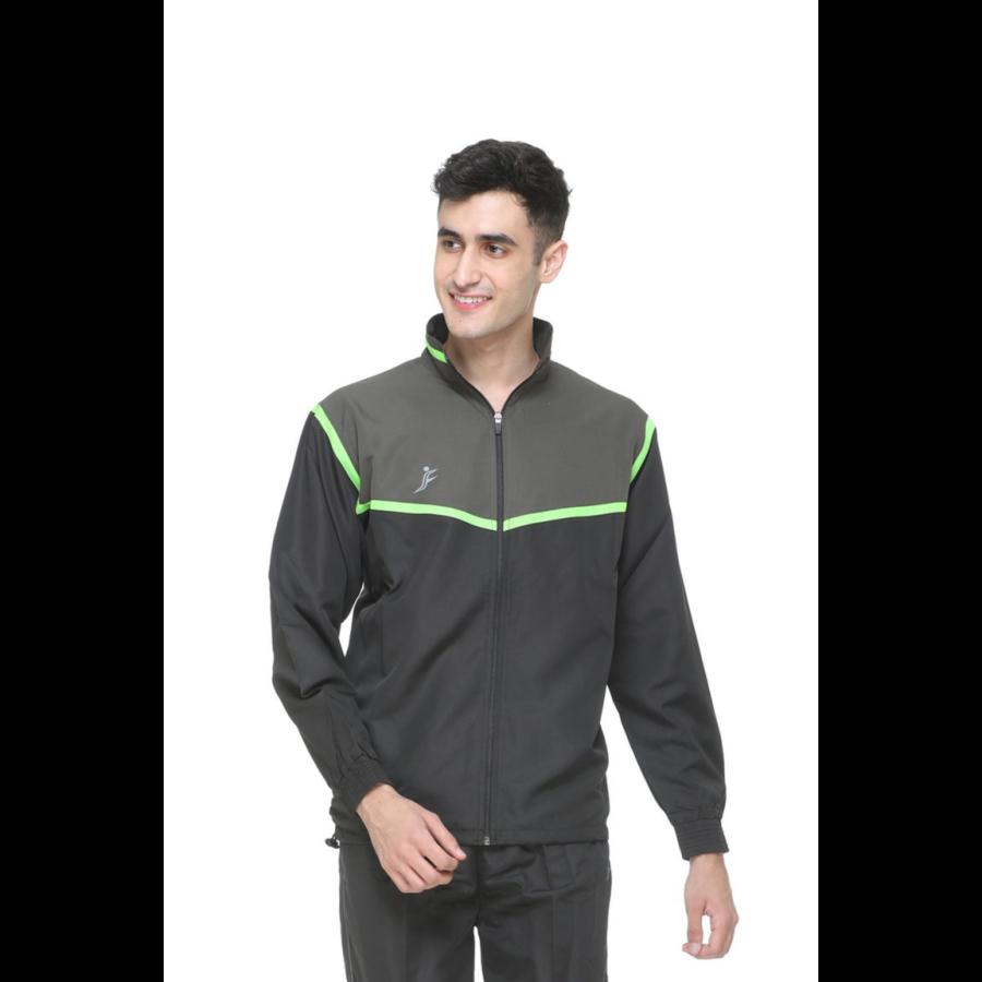 FINO ELIGHT 3128 High Quality PU Zips On Jacket Net Lining inside the jacket and track pant for higher durability and increased comfort.