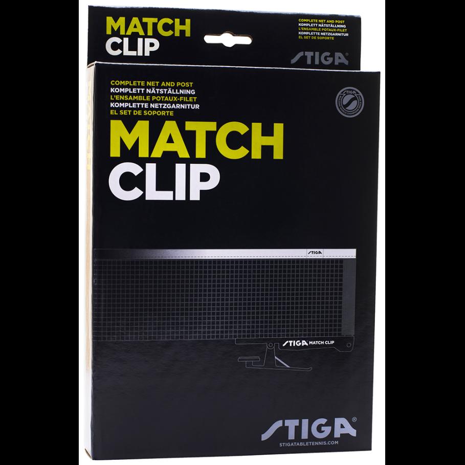 STIGA Net Post MATCH CLIP Net and Post, Quick Install, Remove with Clip System