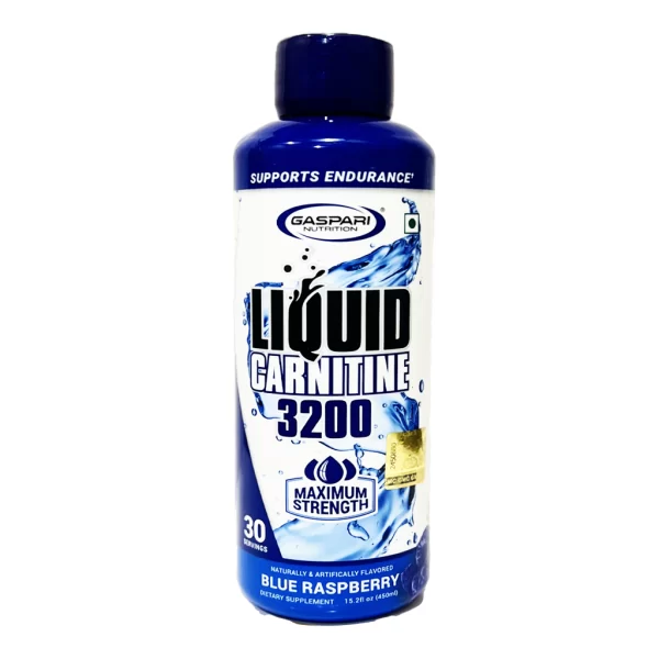 GASPARI LIQUID CARNITINE 3200 Blue Raspberry Flavour 30 Servings