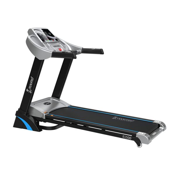 COCKATOO LIGHT COMMERCIAL MOTORISED TREADMILL E1500 , CTM 15, 4 HP (Continuous) 6 HP(Peak) DC motor , Auto Incline, 480*1400mm (19″*55″) running Surface, 2 MM thickness​ ​ ​ ​ ​