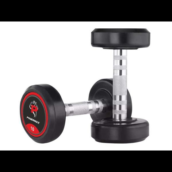 Rounded Rubber Dumbbells