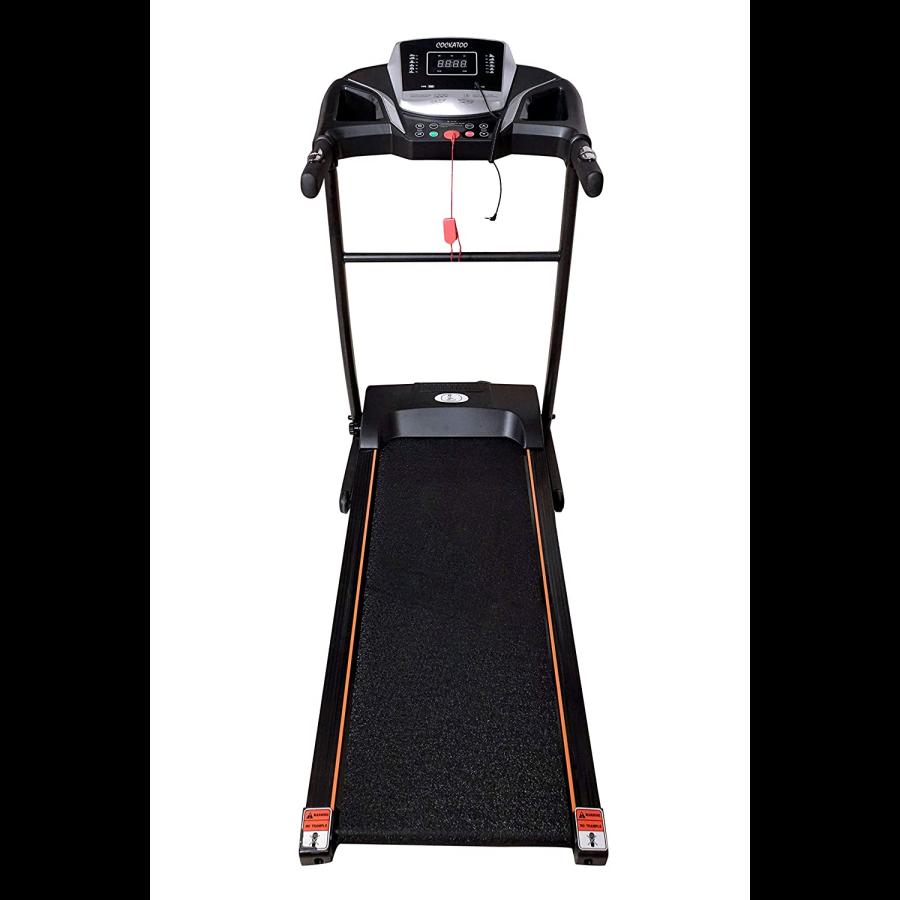 COCKATOO Comercial treadmill  1 HP (Continuous) 2 HP(Peak) DC motor, Running Surface: 390*1100mm (15.3″*43.3″), 1.6 MM Thickness