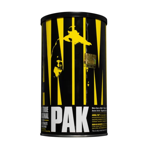 Universal Nutrition Animal Pak Complete, balanced nutrition for all training requirements. Improves muscle recovery.