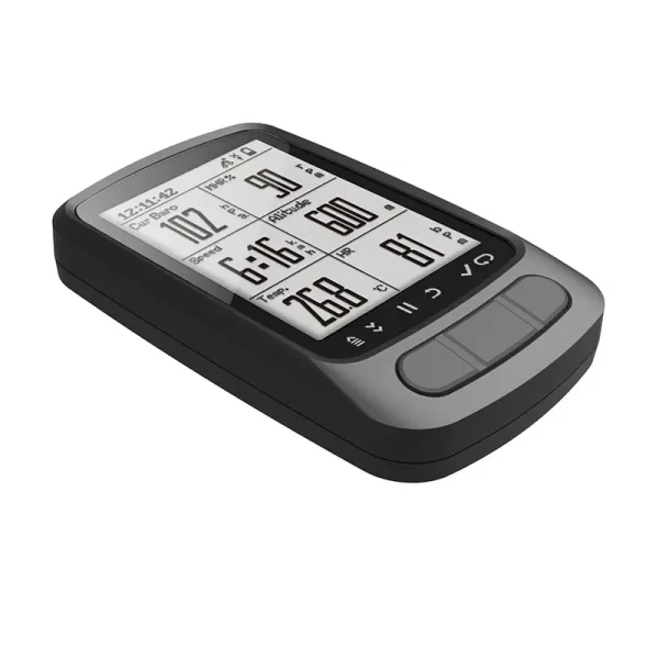 Bluetooth Wireless GPS And BDS Bike Computer With 2.4 LCD Screen