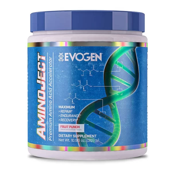 Evogen Nutrition AminoJect BCAA – 30 Servings Fruit Punch Flavours