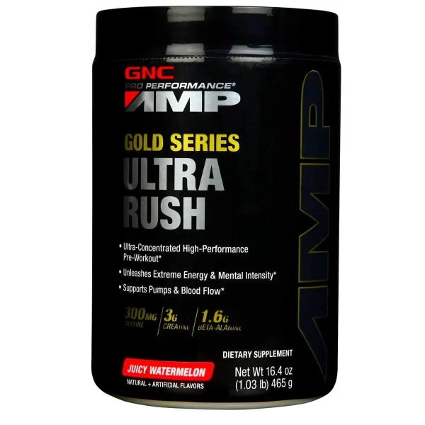 GNC Amp gold ultra rush powder Watermelon Flavour 30 Servings