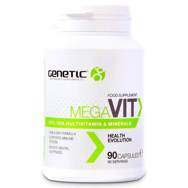 Genetic Nutrition Mega Vit-Multi Vits 90 Caps