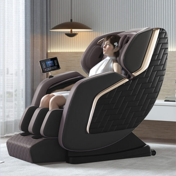 Deluxe Royal Dream Automatic Body Scan Full Body 3D Massage Chair with Zero gravity (Brown)
