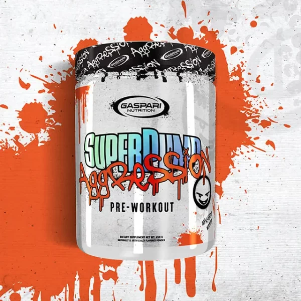 GASPARI NUTRITION SUPERPUMP AGGRESSION – NEXT-GEN PRE-WORKOUT MAYHEM MANGO Flavour 30 Servings