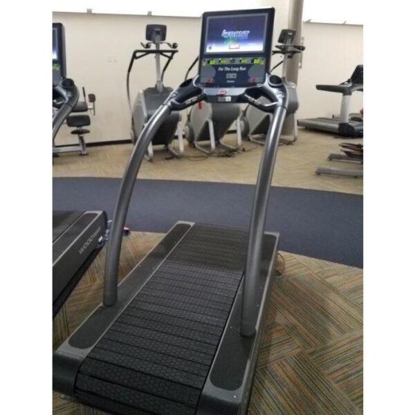 Woodway 4 FRONT with EMBEDDED HDTV CURVE treadmill unlimited speed &natural curve incline