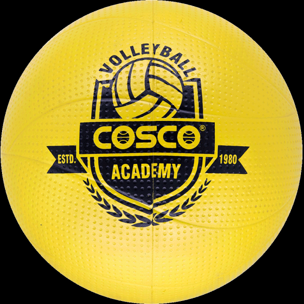 COSCO  Academy Volley Rubber Material with Nylon Winding 280gms Weight