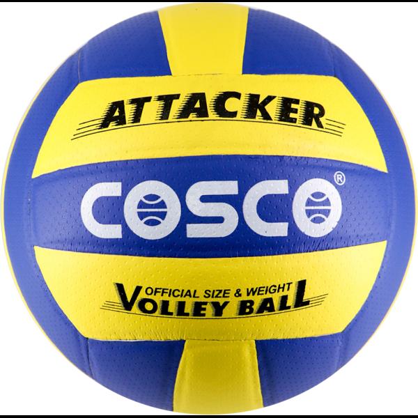 COSCO Attacker Volley PU  Material  with Nylon Winding 280gms Weight
