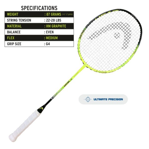 HEAD IGNITION 300 BADMINTON RACQUET (STRUNG)