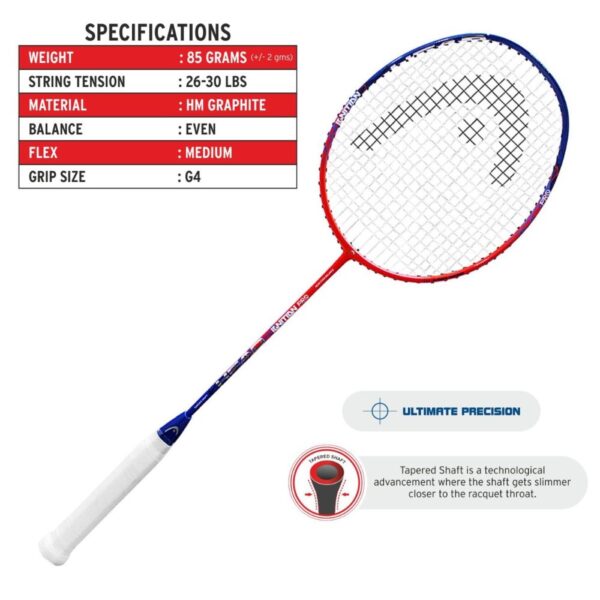 HEAD IGNITION PRO BADMINTON RACQUET (STRUNG)