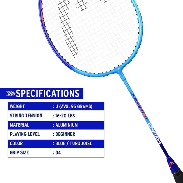 HEAD REFLEX 10 BADMINTON RACQUET (STRUNG)