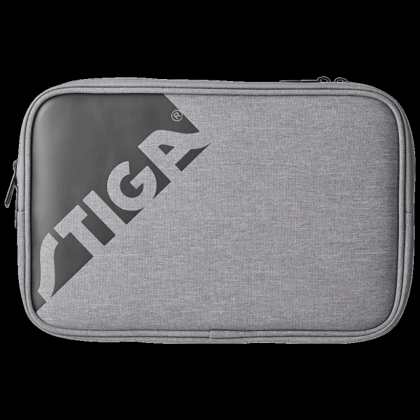 STIGA Bat Wallet EDGE Practical grey bat wallet that holds two table tennis bats. Made of durable, water-resistant polyester that protects your bats when they’re not in use.