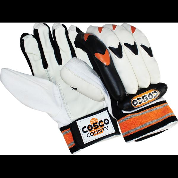 COSCOFITNESS County Glove Leather Palm, Cotton Padded