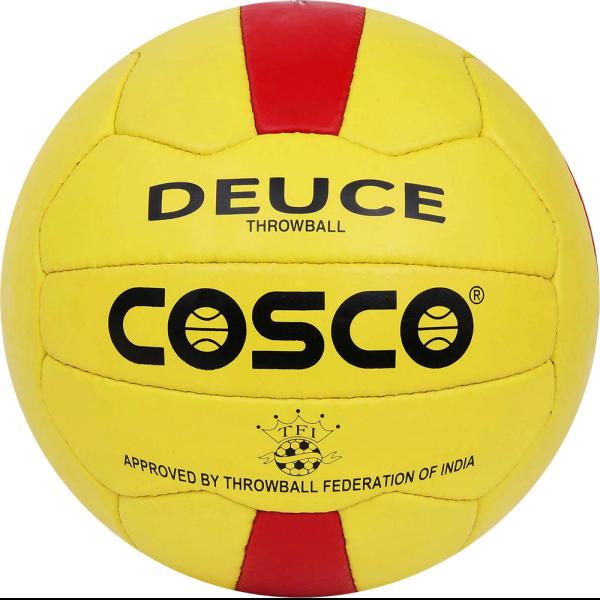 COSCO Throwball-Deuce  Rubber Material  3 Poly Cotton 450gms Weight