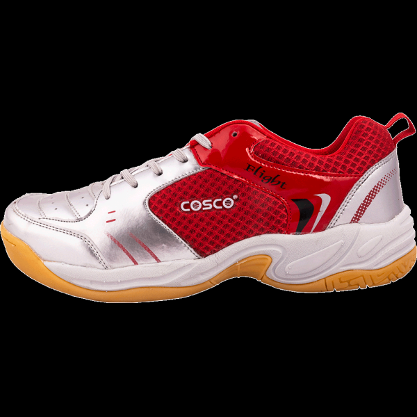 COSCO Flight Shoe Non marking rubber sole for indoor court Upper part made from P.V.C. material.