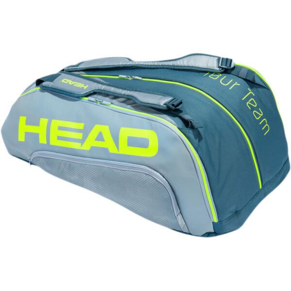 Head Tour Team Extreme 12R Monster combi Racquet Bag – Grey & Neon Yellow