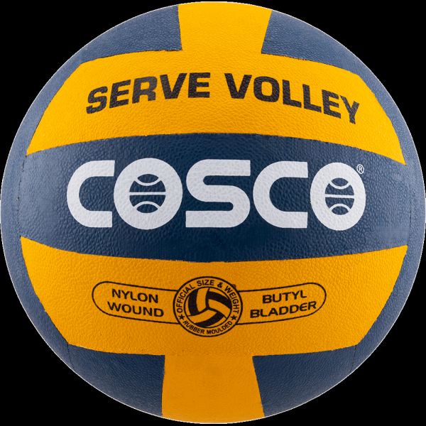 COSCO  Serve Volley  Rubber Material with Nylon Winding 280gms Weight