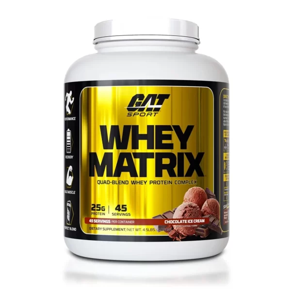 GAT Sport Whey Matrix Chocolate Ice Cream Flavour 2.00 kg Weight