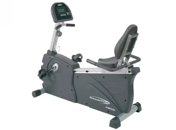 Steel flex XB4900 commercial Recumbent bike self powered with Lcd display max user weight 125 kg